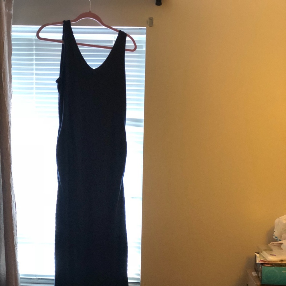 Navy blue maternity Dress
